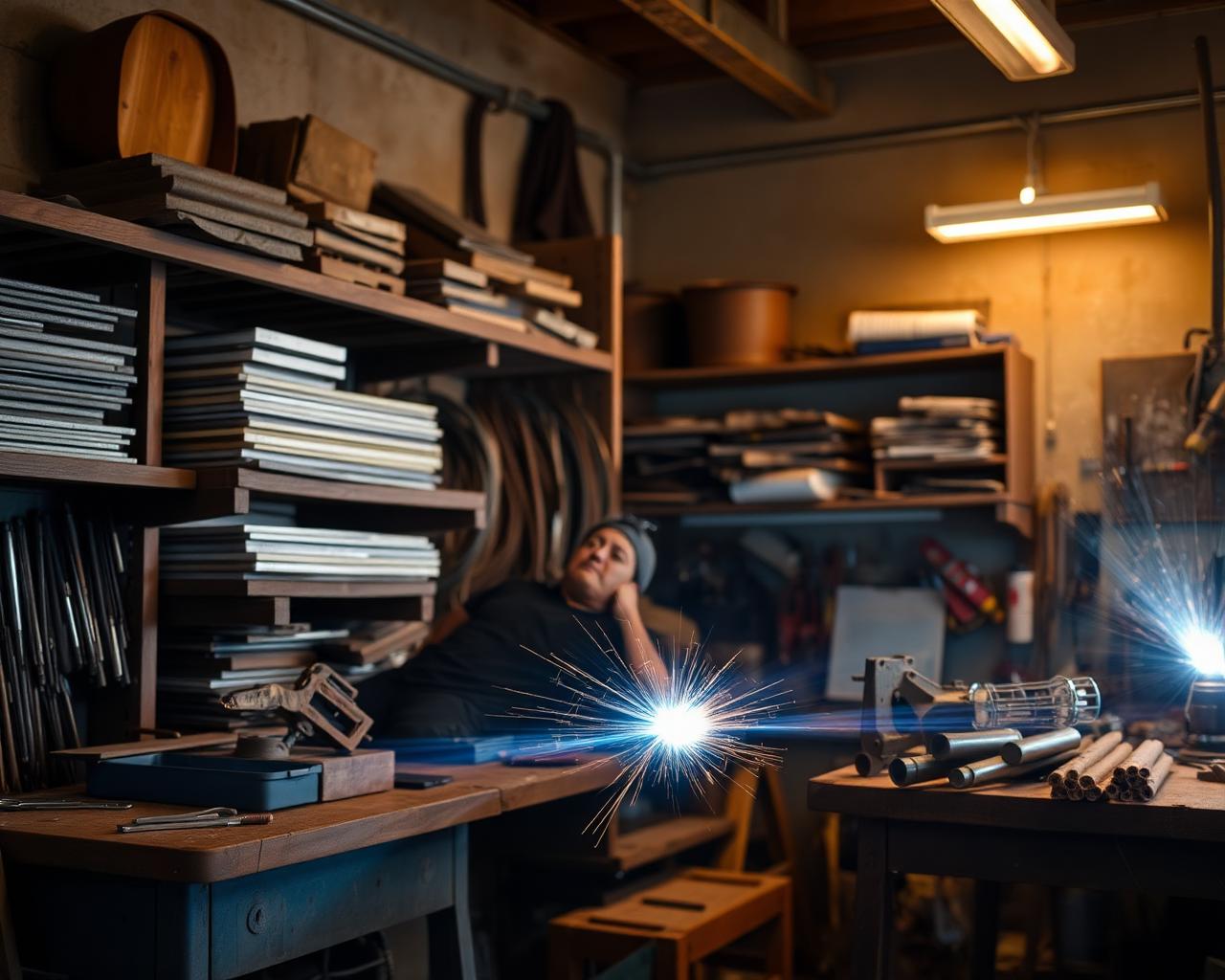 Inside the Tennant's Welding workshop